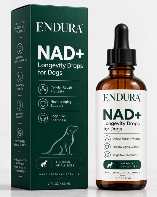 NAD+ NMN Dog Supplement Drops Liquid Pet Longevity Support